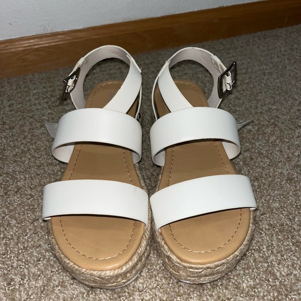 White Strappy Sandals